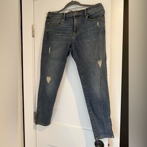 Banana Republic Dark Blue Distressed Women's Jeans